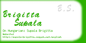 brigitta supala business card